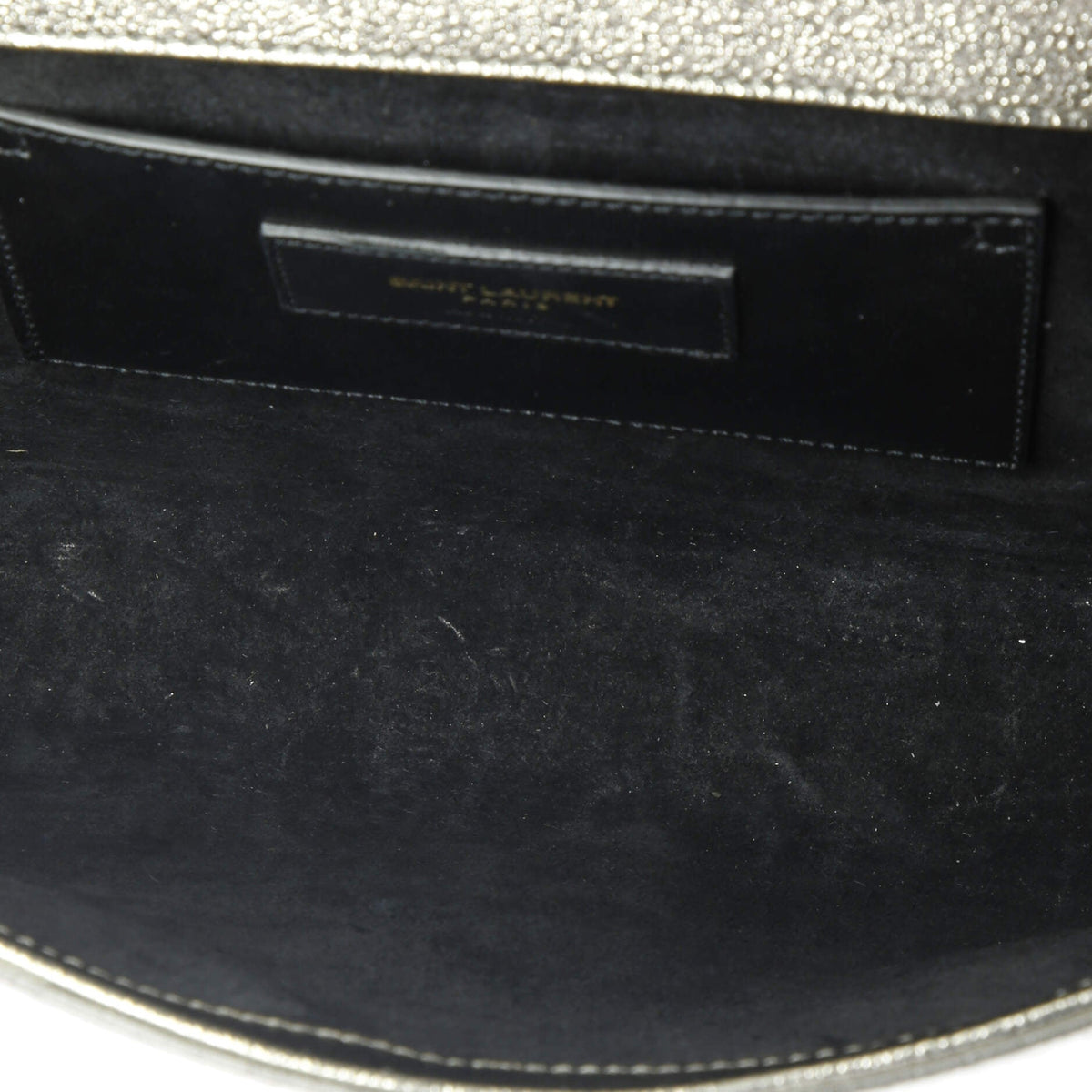 Classic Monogram Crossbody Bag Metallic Leather Medium