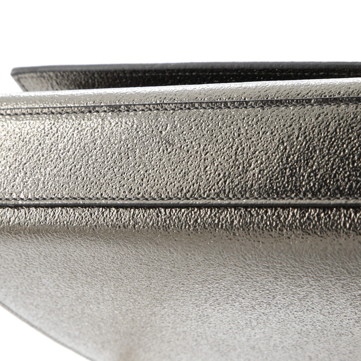 Classic Monogram Crossbody Bag Metallic Leather Medium