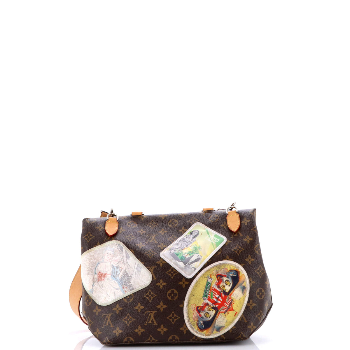 Cindy Sherman Camera Messenger Bag Patch Embellished Monogram Canvas