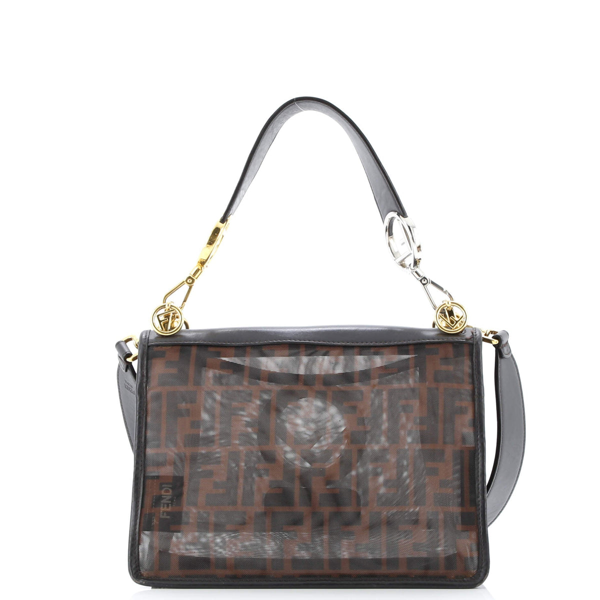 Kan I F Shoulder Bag Zucca Mesh Medium