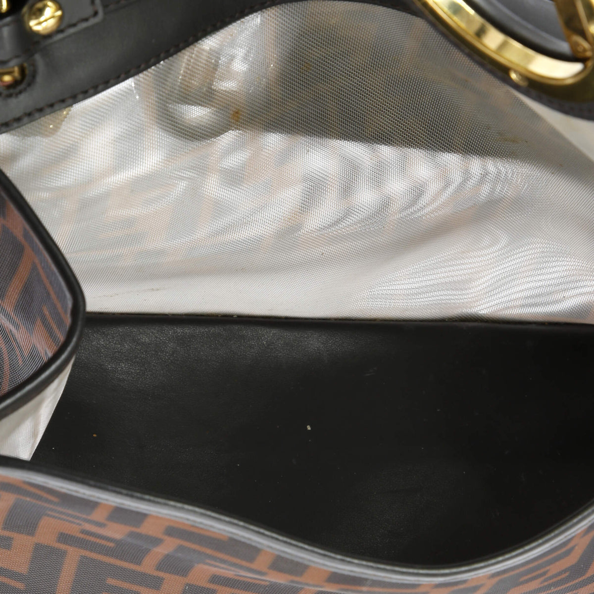 Kan I F Shoulder Bag Zucca Mesh Medium