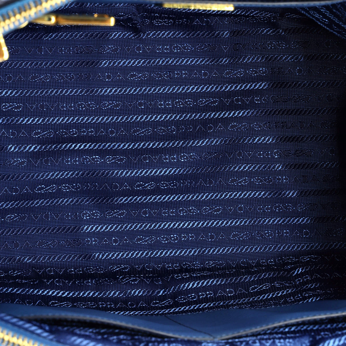 Bicolor Double Zip Lux Tote Saffiano Leather Medium