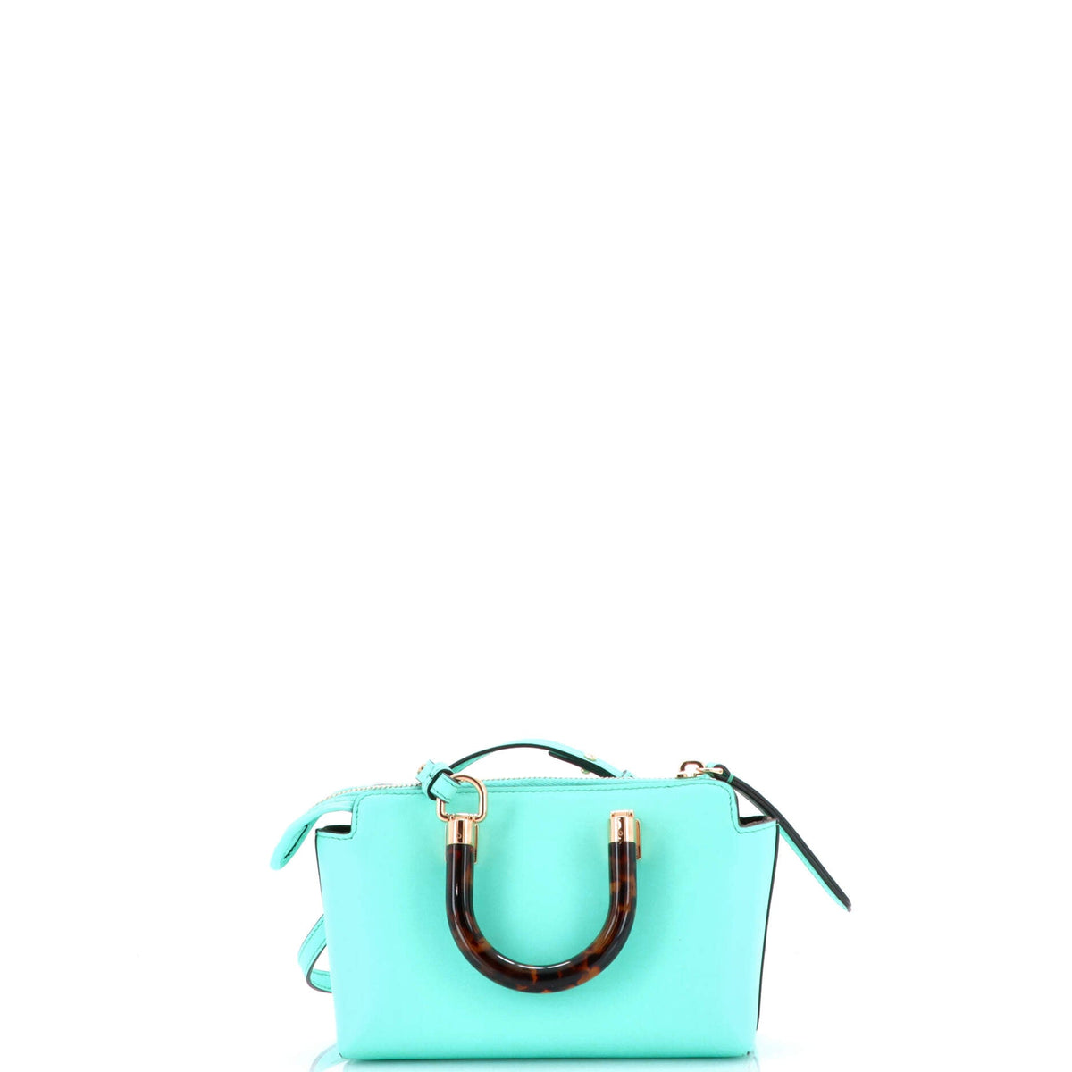 Logo By The Way Top Handle Bag Embossed Leather Mini