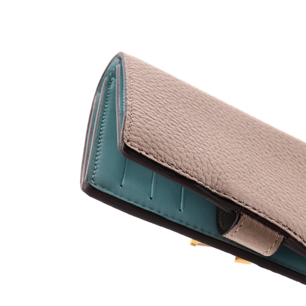LV Vertical Wallet Taurillion Leather Compact