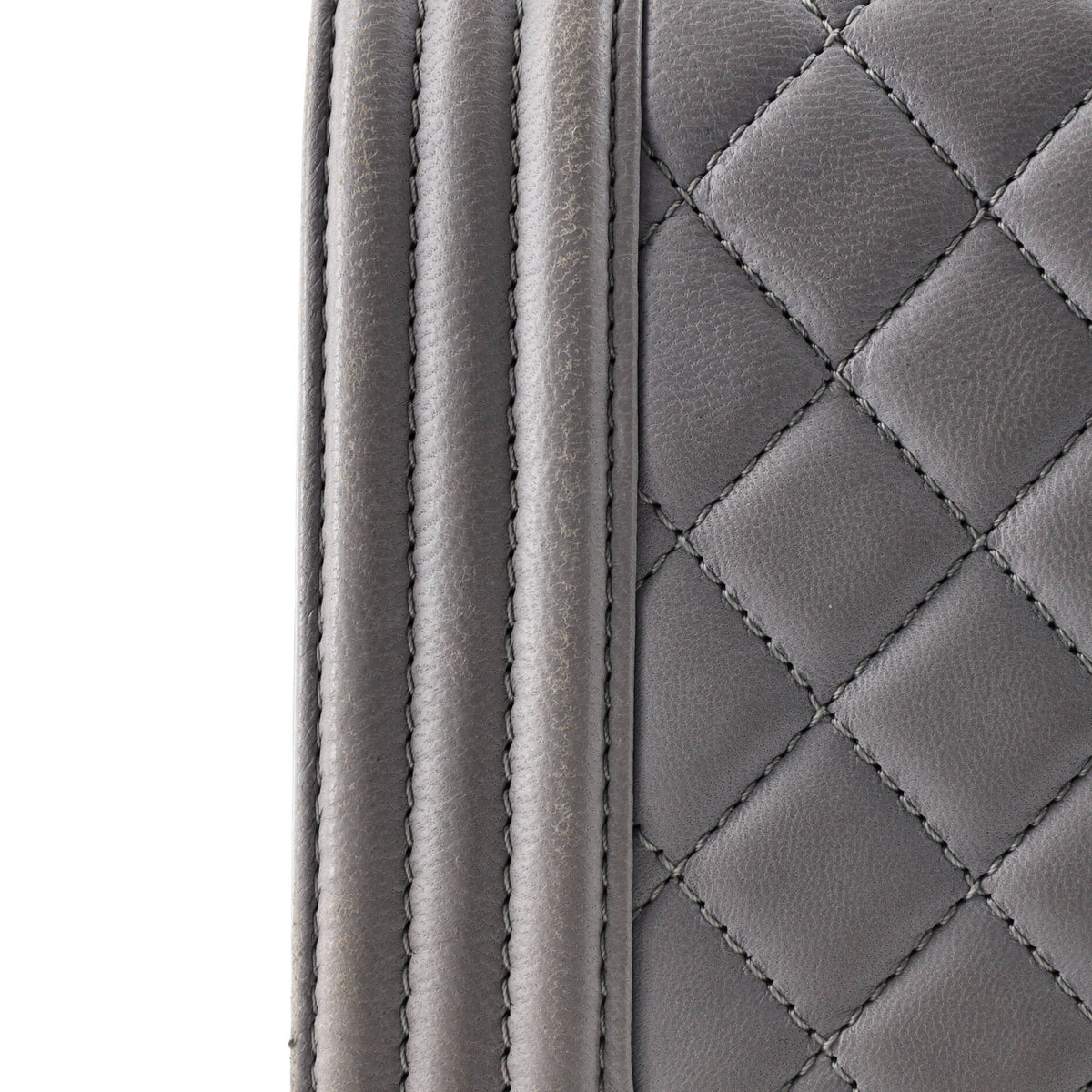Boy Flap Bag Quilted Calfskin Old Medium