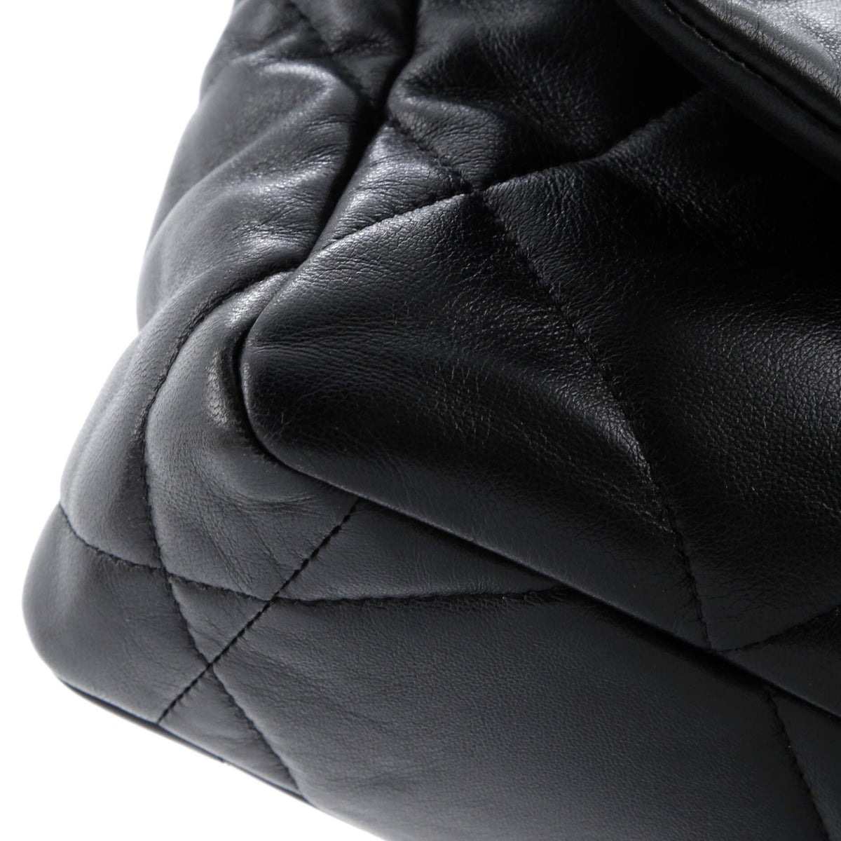 19 Flap Bag Quilted Leather Medium