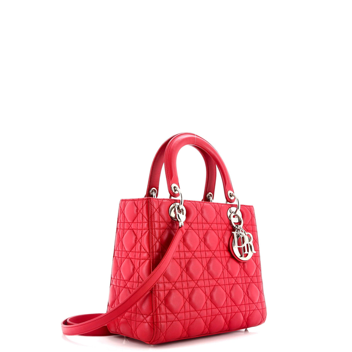 Lady Dior Bag Cannage Quilt Lambskin Medium