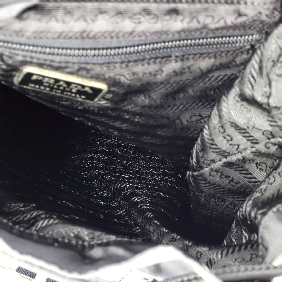 Double Front Pocket Backpack Tessuto Small