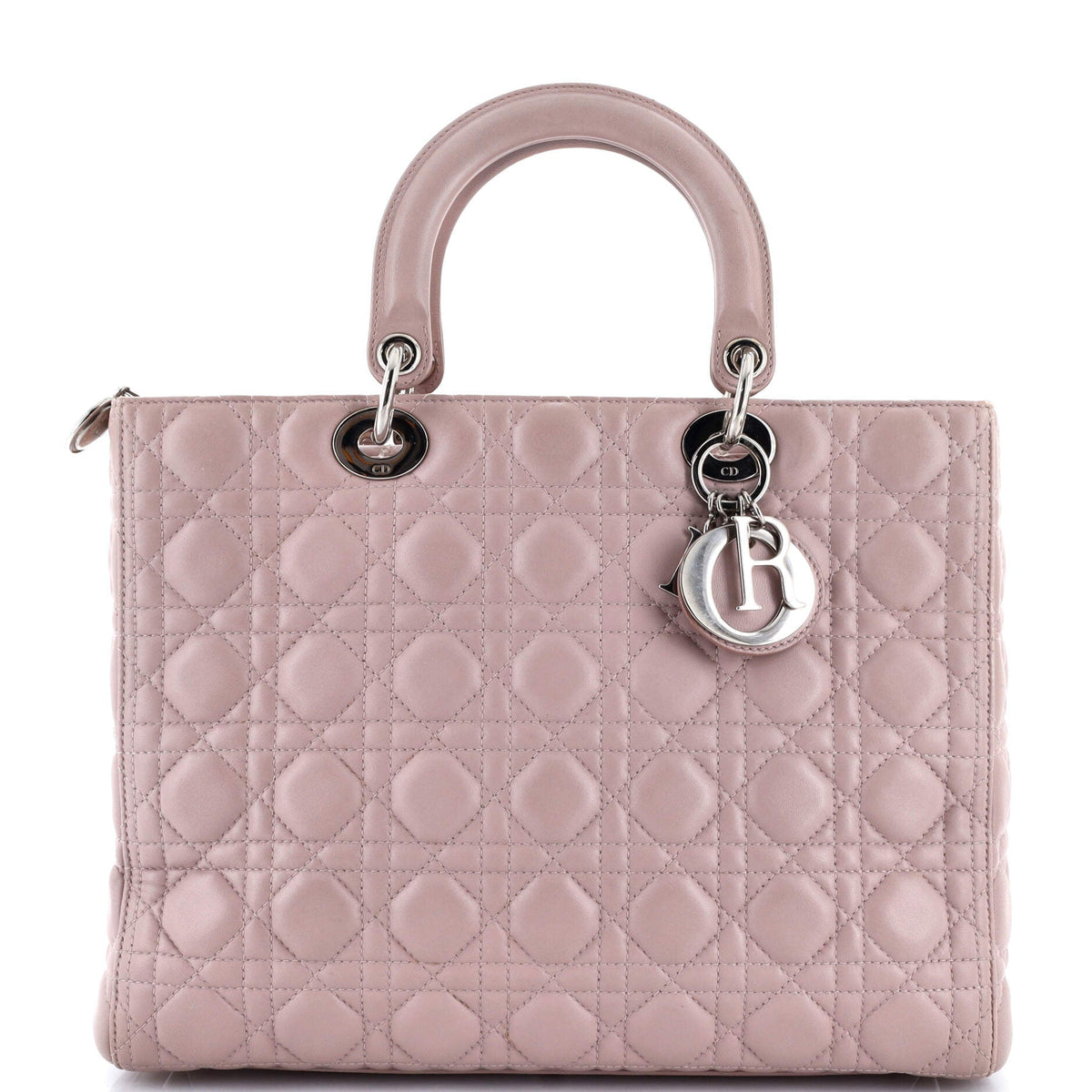 Lady Dior Bag Cannage Quilt Lambskin Large