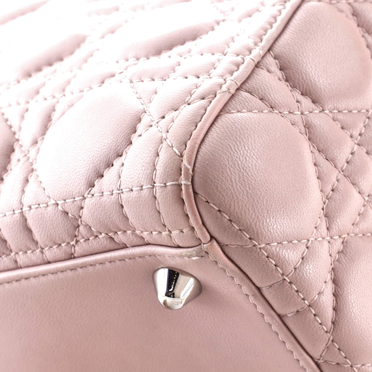 Lady Dior Bag Cannage Quilt Lambskin Large