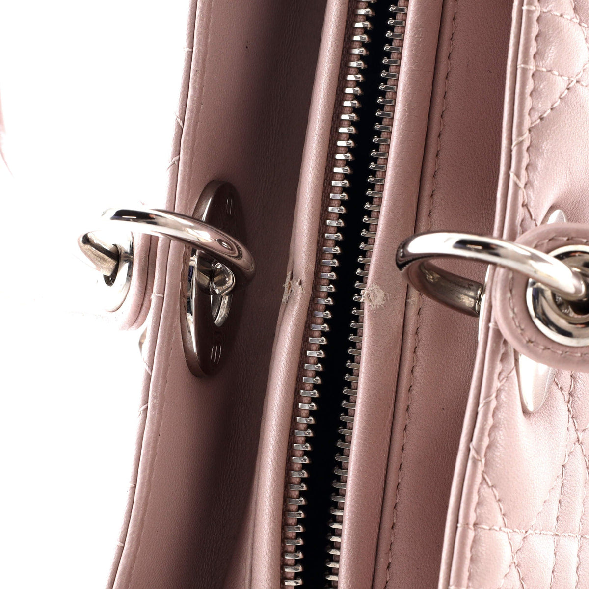 Lady Dior Bag Cannage Quilt Lambskin Large