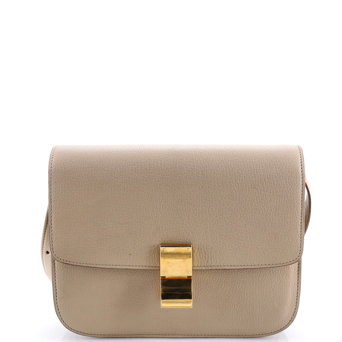 Classic Box Bag Grainy Leather Medium