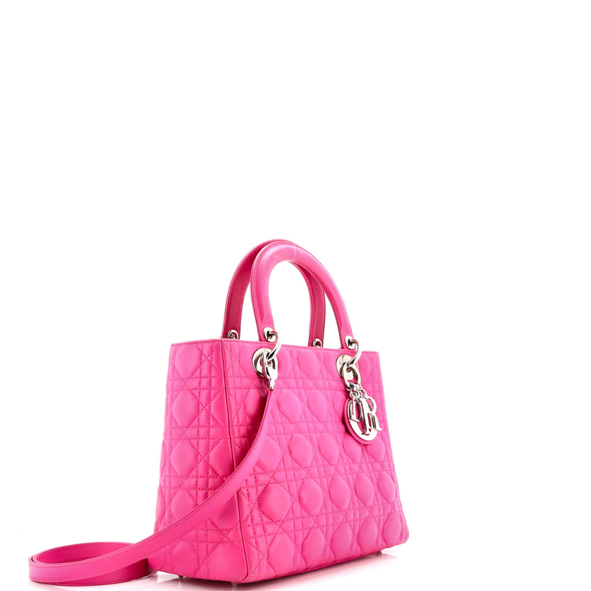 Lady Dior Bag Cannage Quilt Lambskin Medium