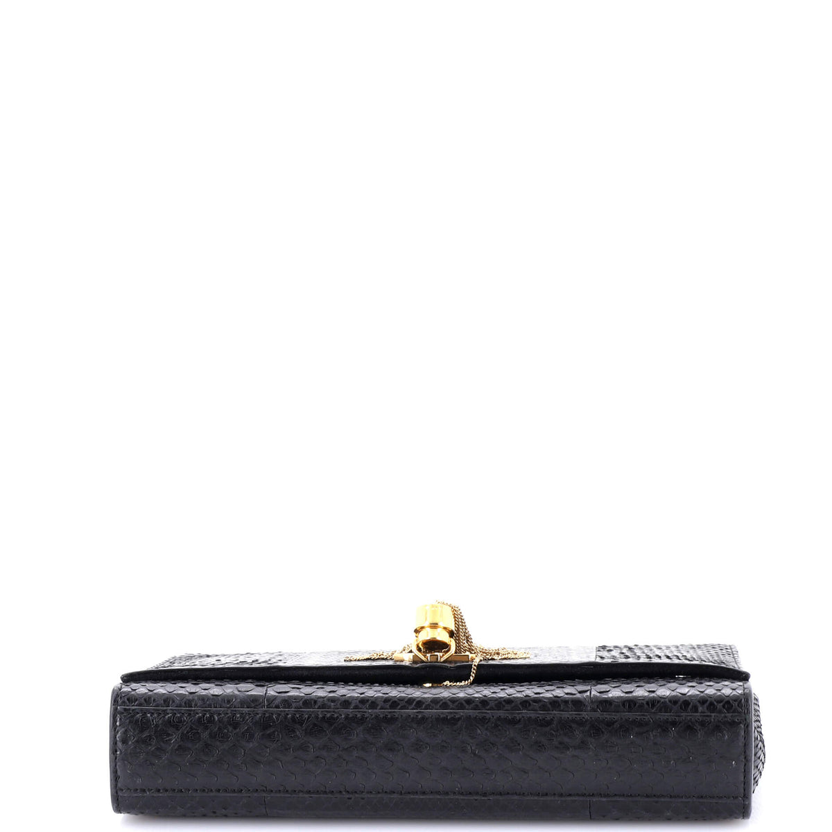 Classic Monogram Tassel Crossbody Bag Python Medium