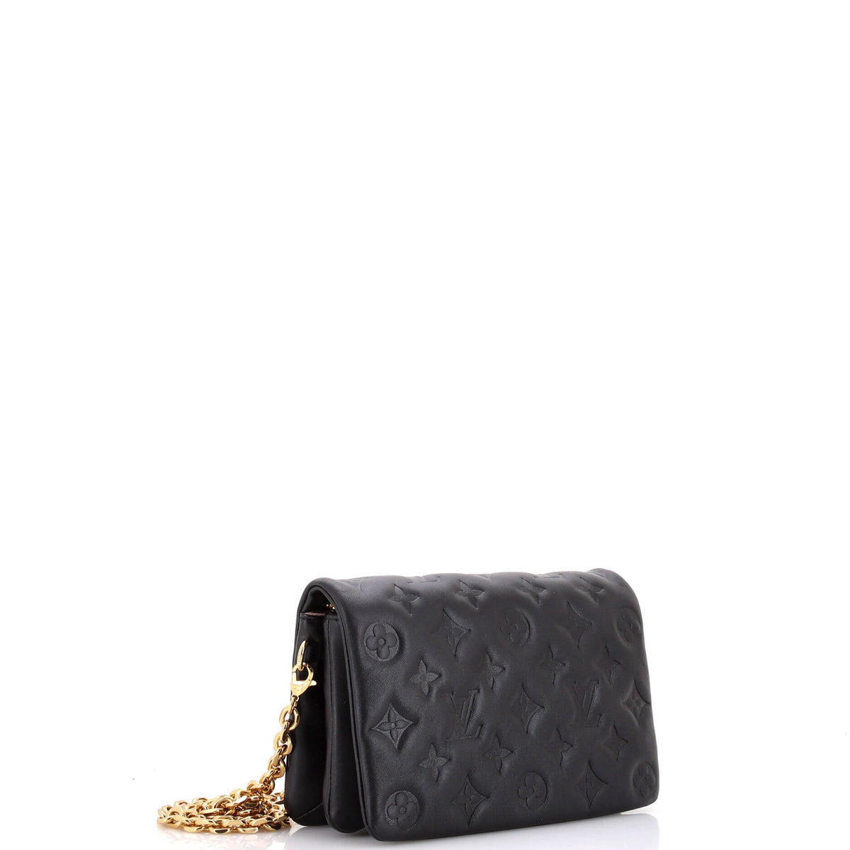 Coussin Pochette Monogram Embossed Lambskin