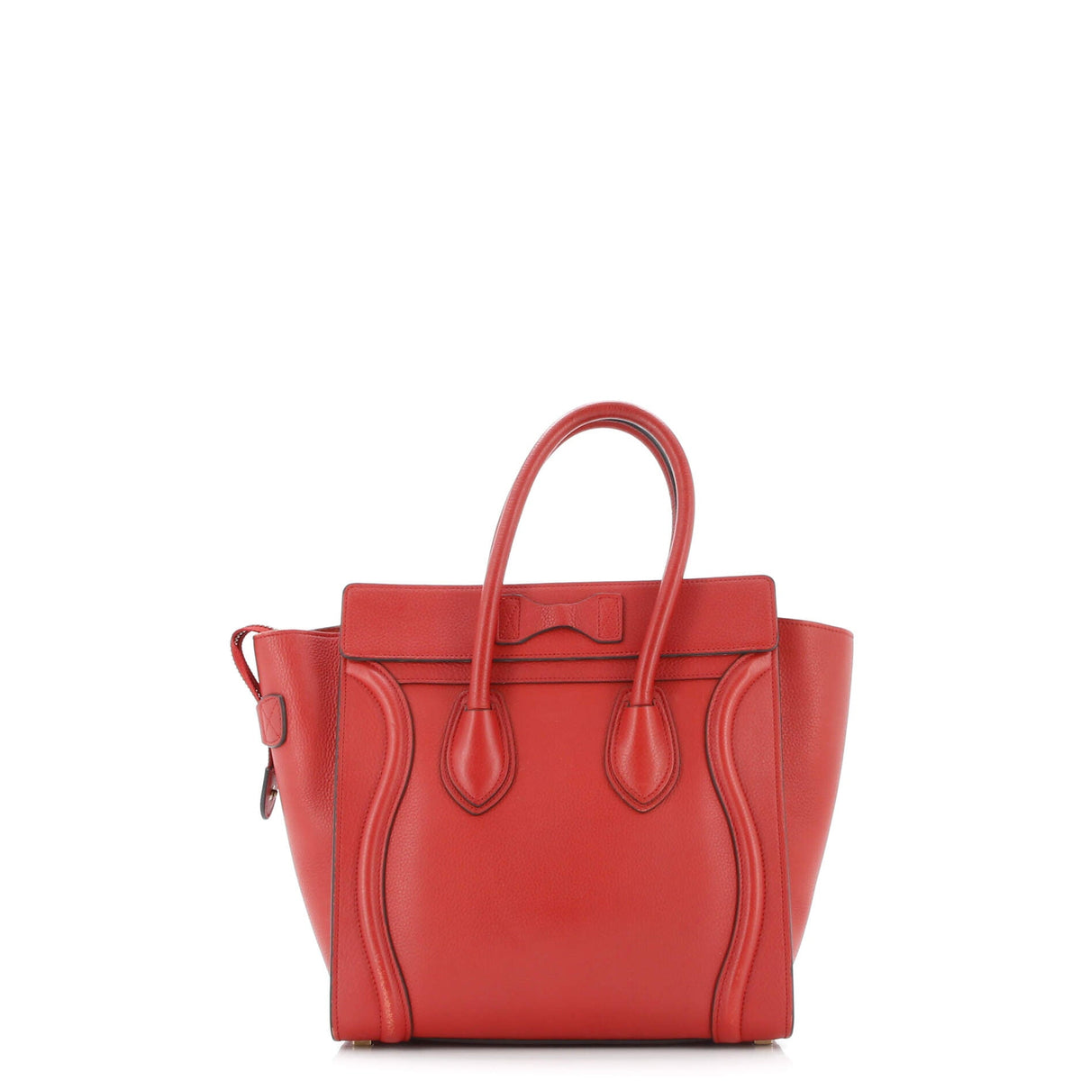 Luggage Bag Grainy Leather Micro