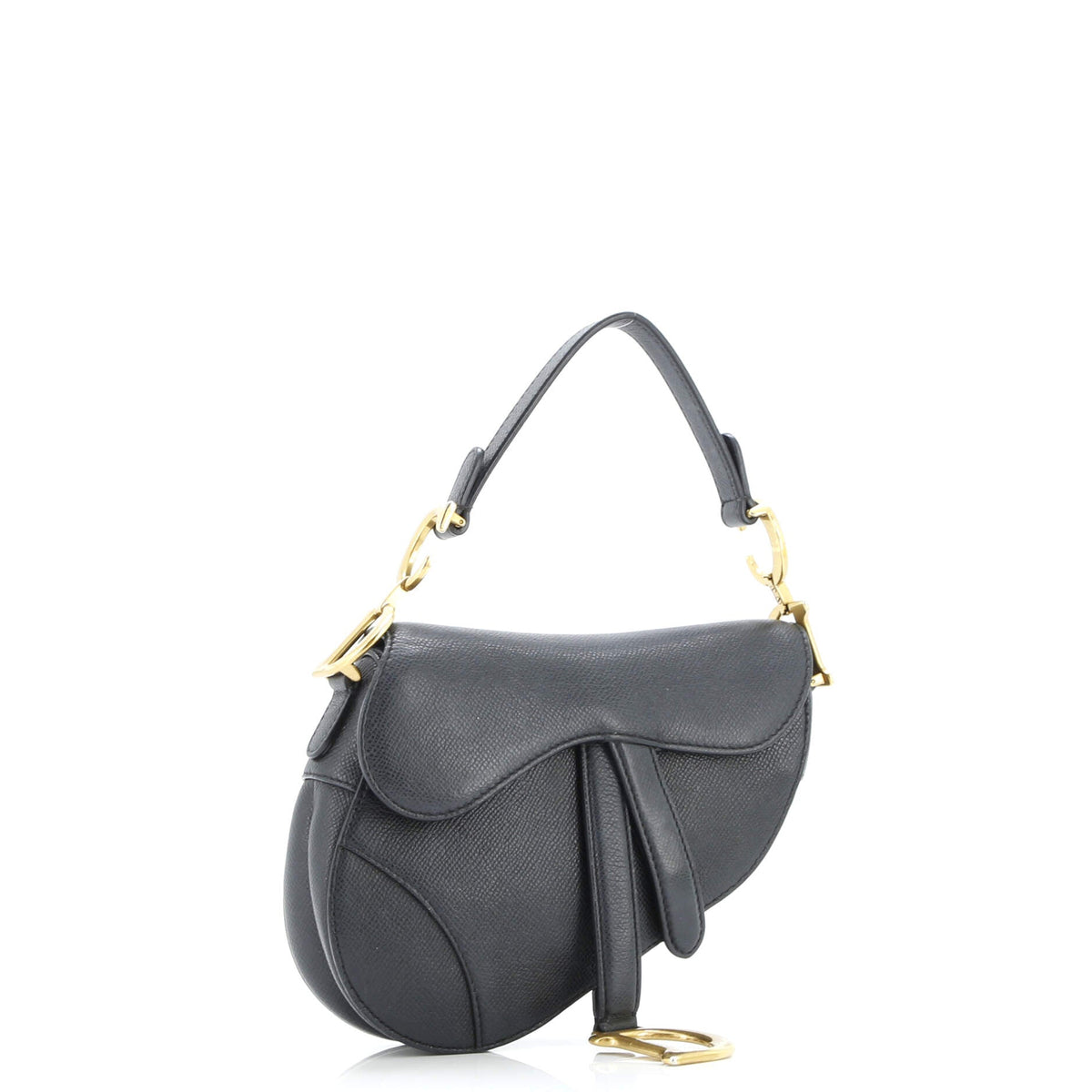 Saddle Handbag Leather Mini
