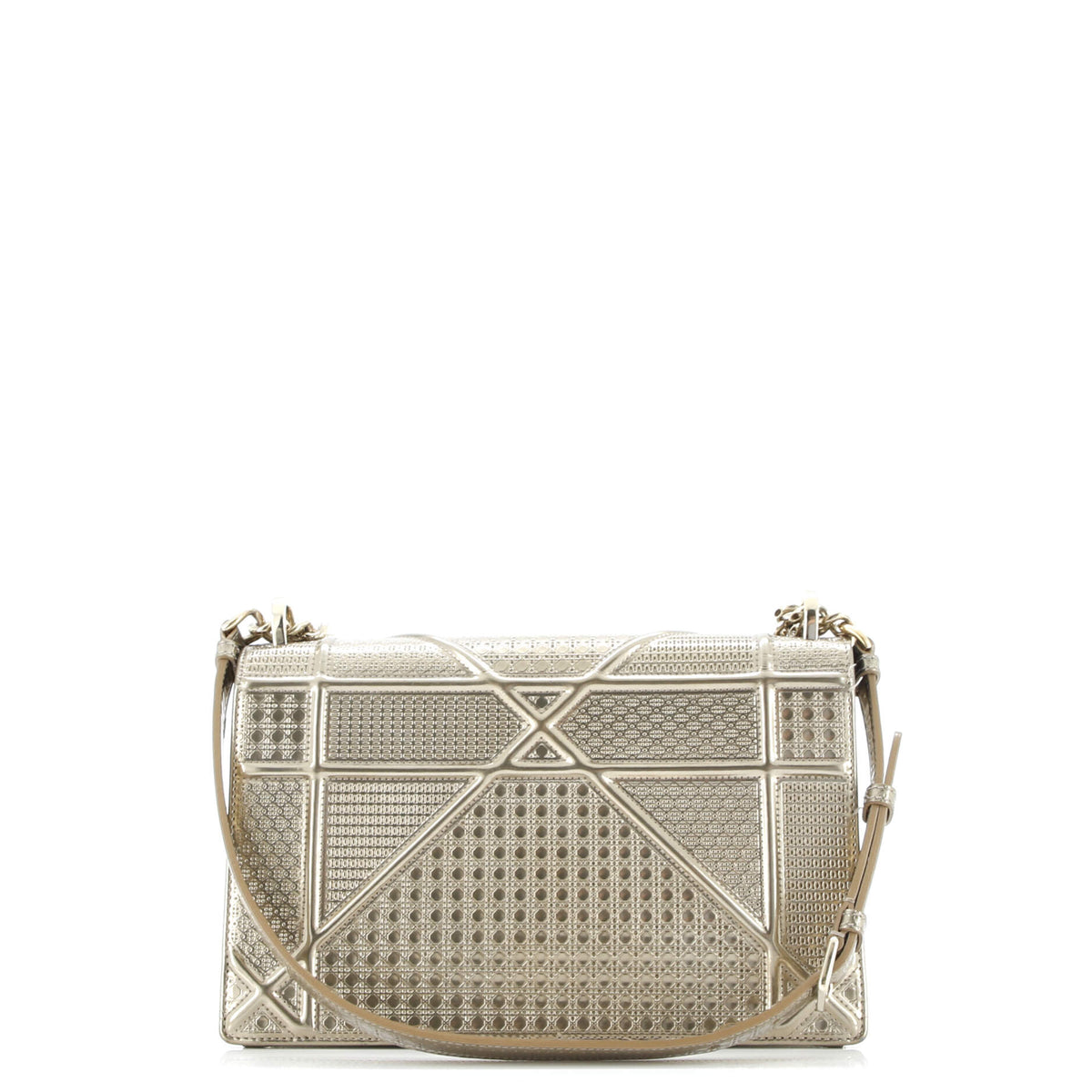Diorama Flap Bag Cannage Embossed Calfskin Medium
