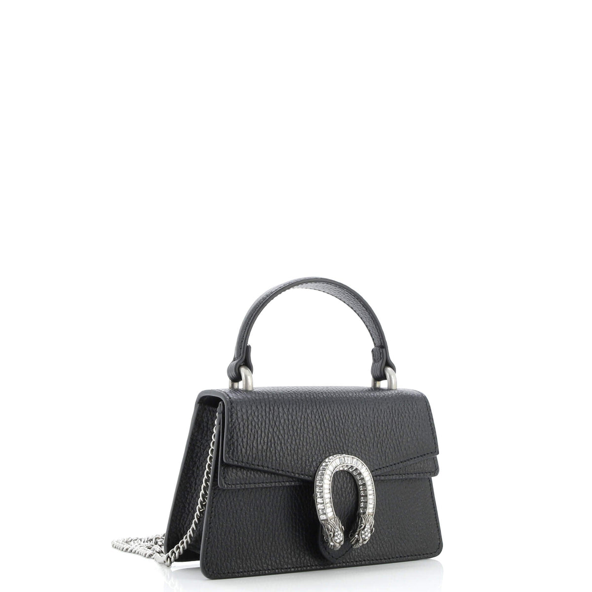 Dionysus Top Handle Bag Leather with Crystals Mini