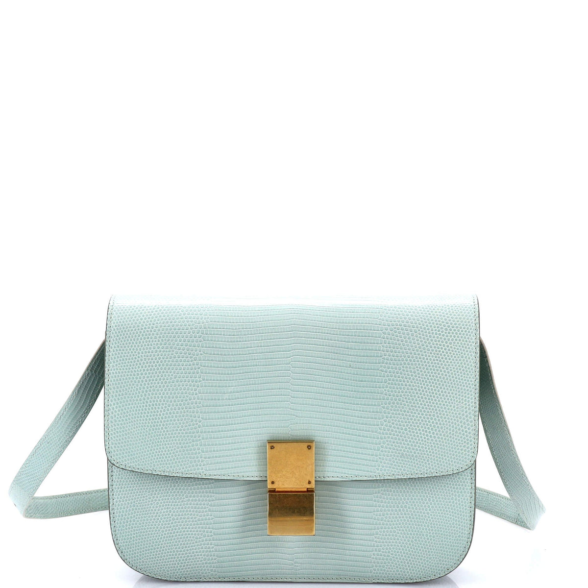Classic Box Bag Lizard Medium