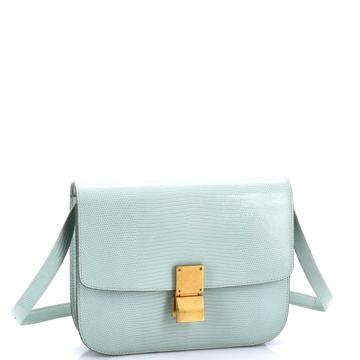 Classic Box Bag Lizard Medium