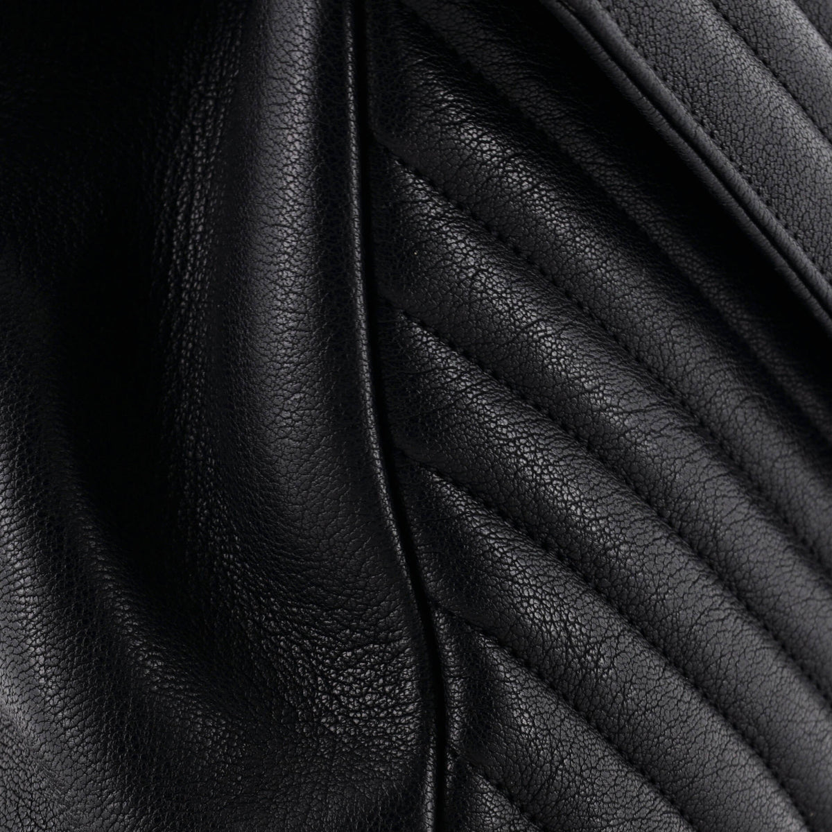 Classic Monogram College Bag Matelasse Chevron Leather Large