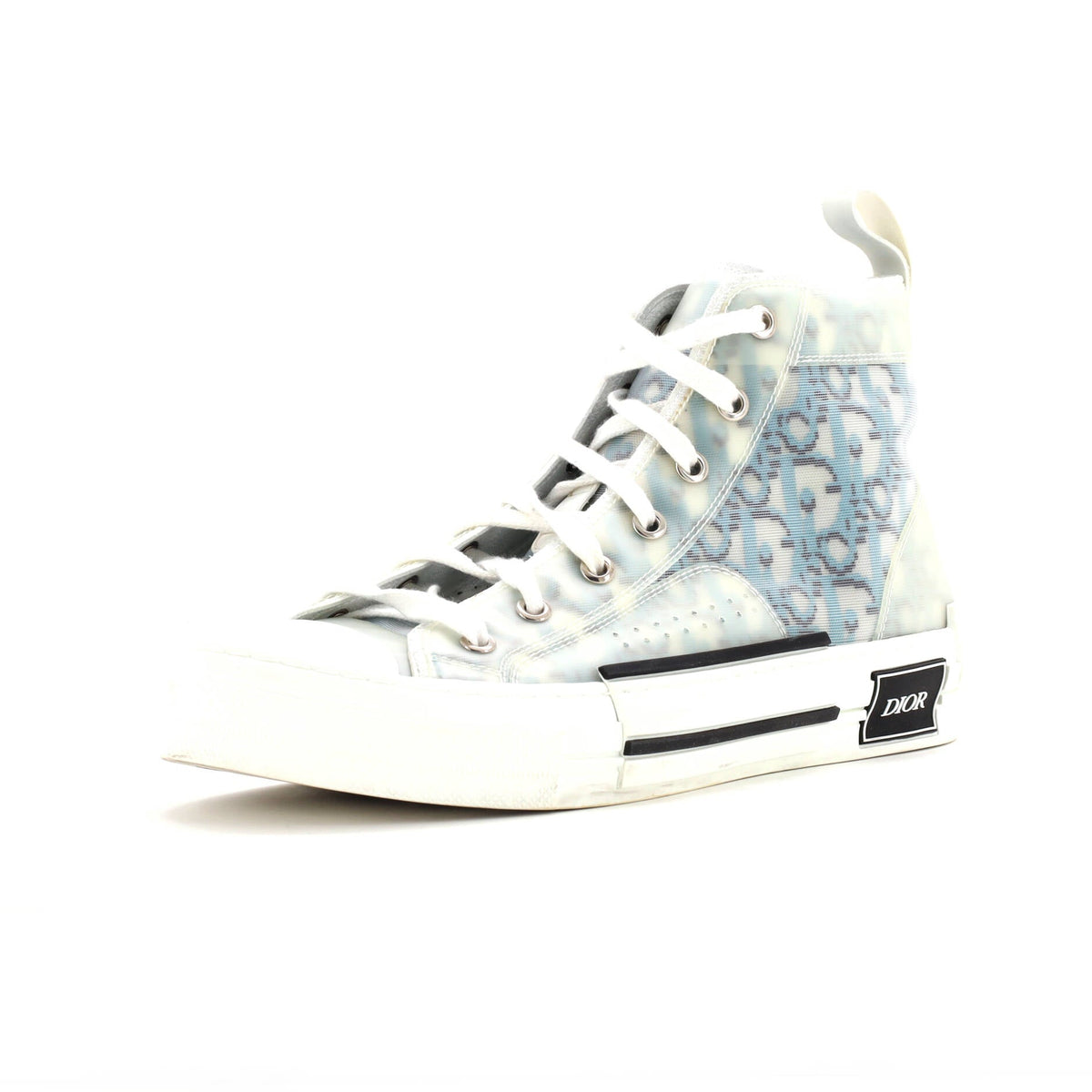 Men's B23 High-Top Sneakers Oblique Coated Canvas and PVC