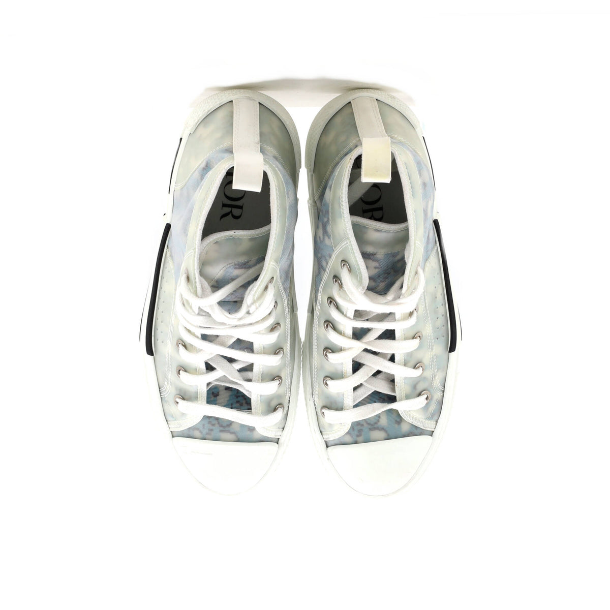 Men's B23 High-Top Sneakers Oblique Coated Canvas and PVC