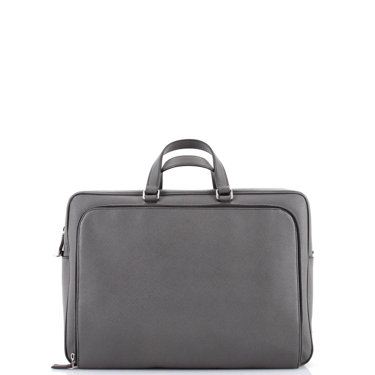 Convertible Travel Briefcase Saffiano Leather