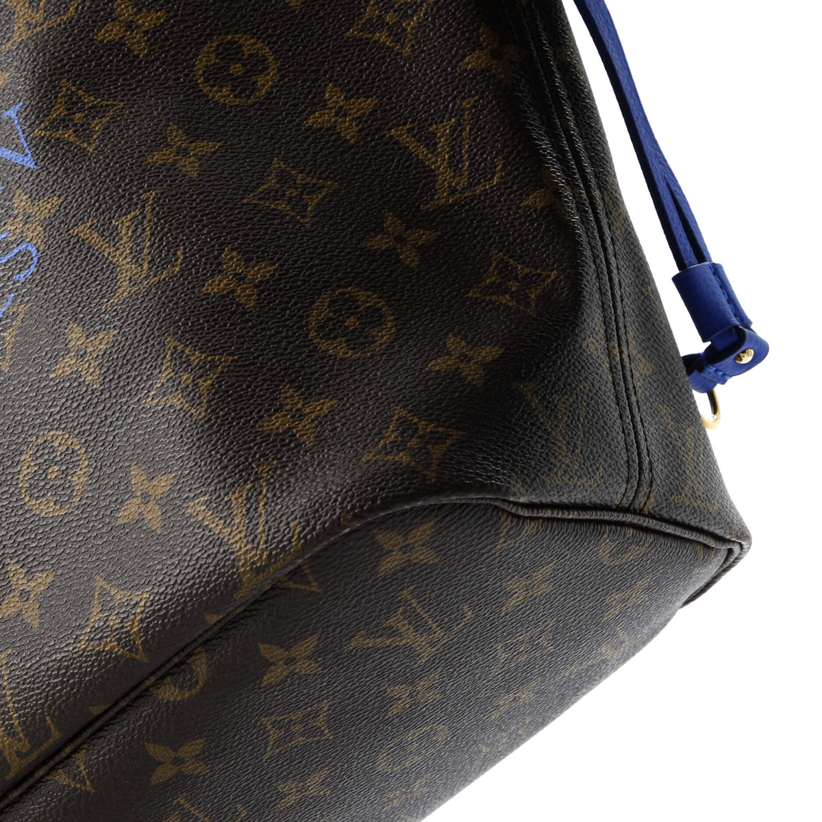 Neverfull Tote Limited Edition Ikat Monogram Canvas with Leather MM