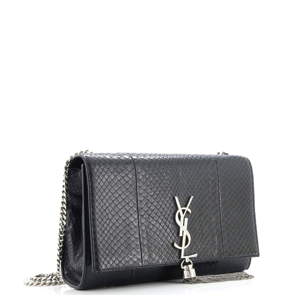 Classic Monogram Tassel Crossbody Bag Python Medium