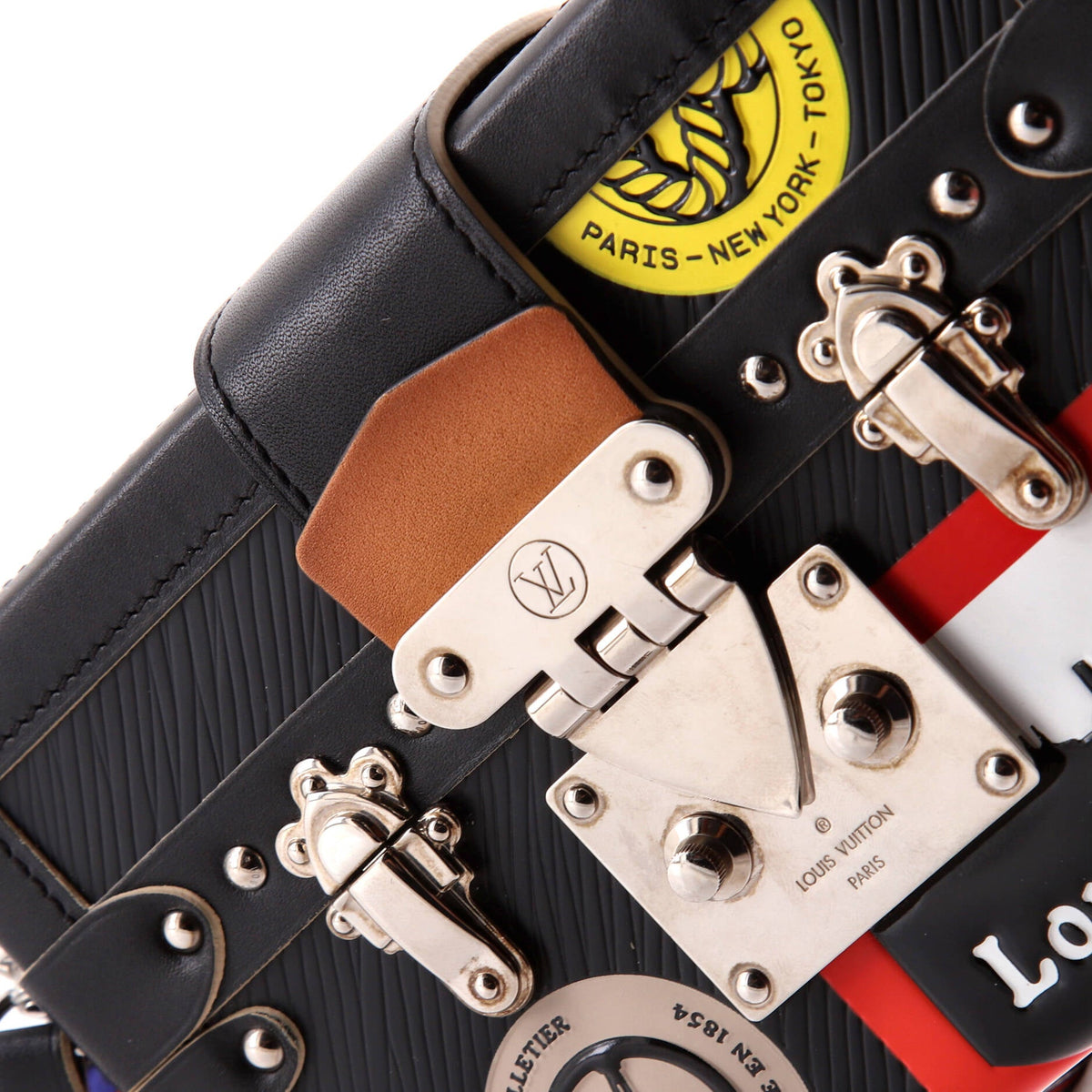 Petite Malle Handbag Limited Edition World Tour Epi Leather