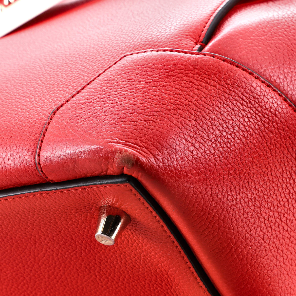 Eloise Satchel Spiked Leather Large
