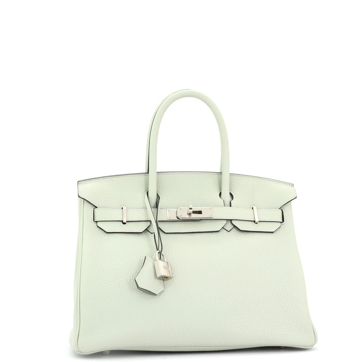 Birkin Handbag Vert Fizz Togo with Palladium Hardware 30
