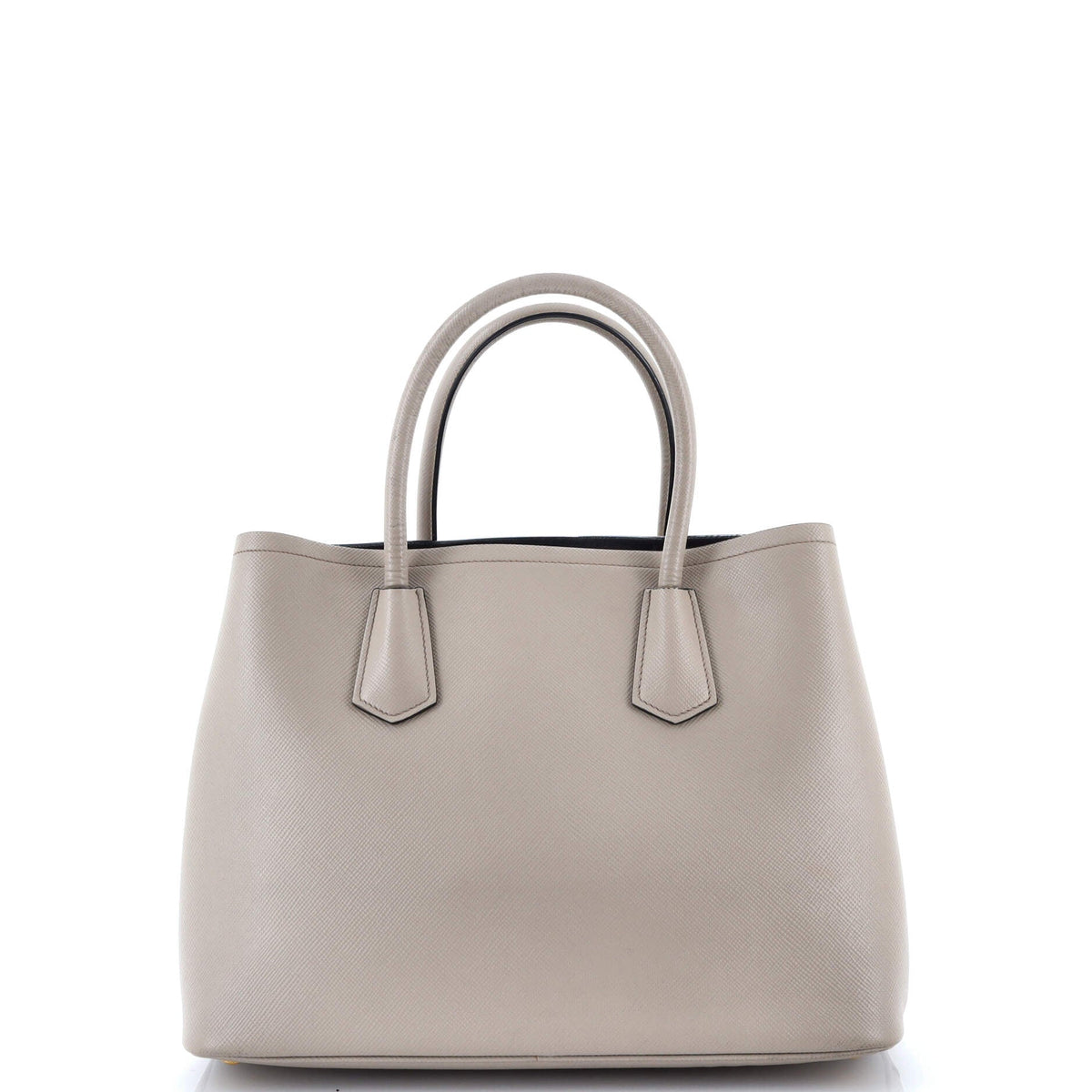 Cuir Double Tote Saffiano Leather Medium