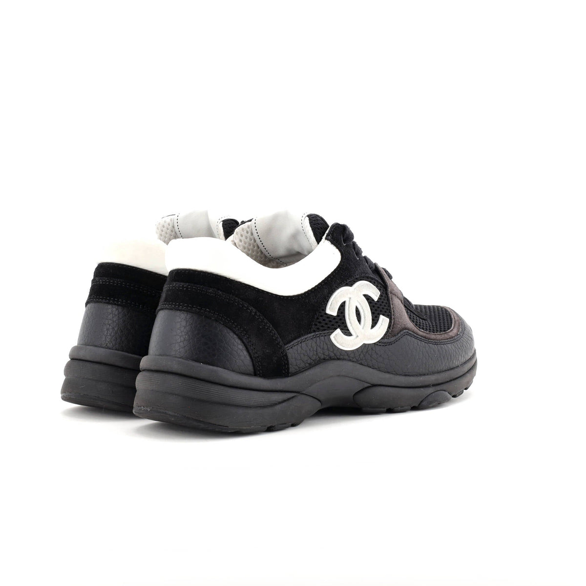 Women's CC Low-Top Sneakers Leather and Mesh