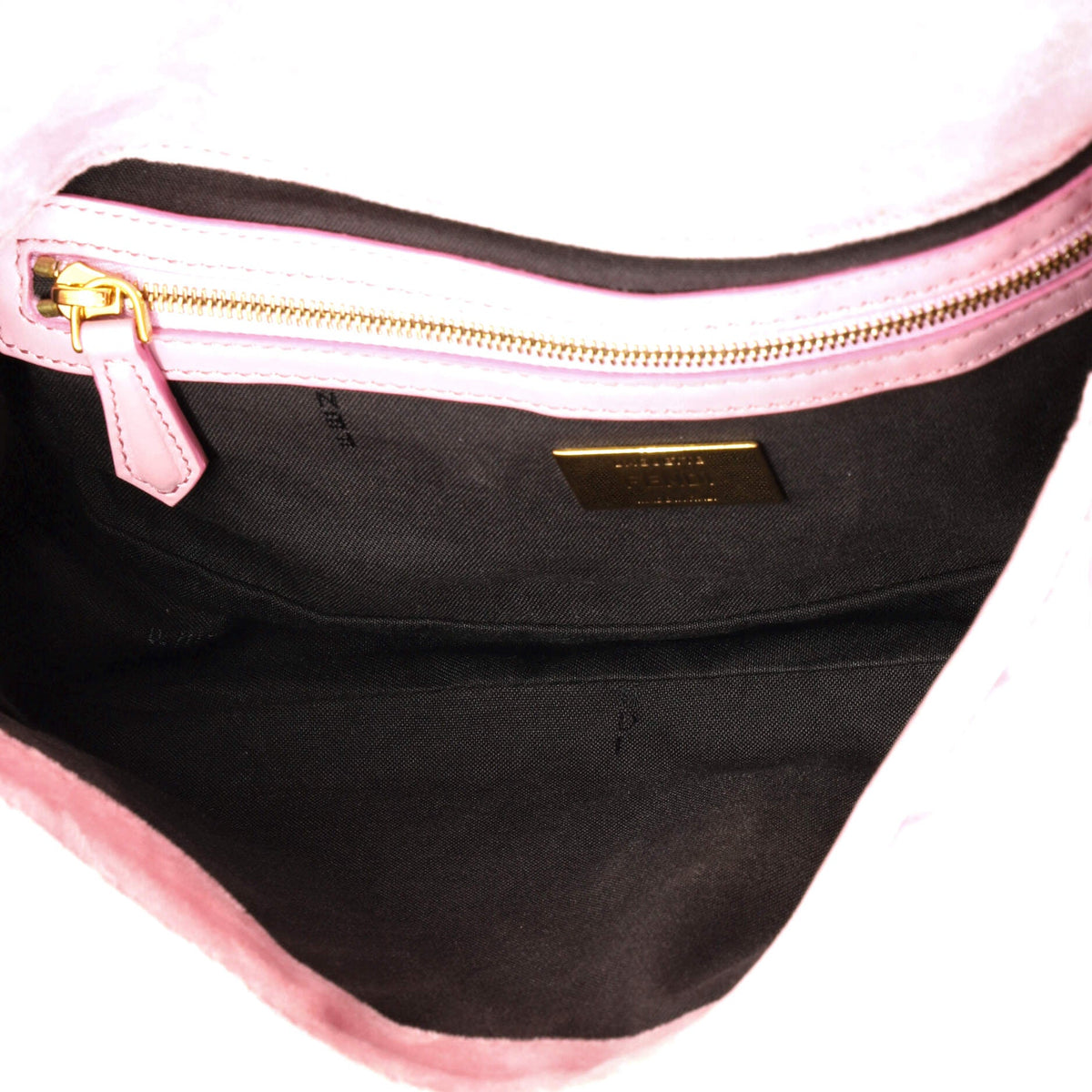 Baguette NM Bag Zucca Embossed Velvet Medium