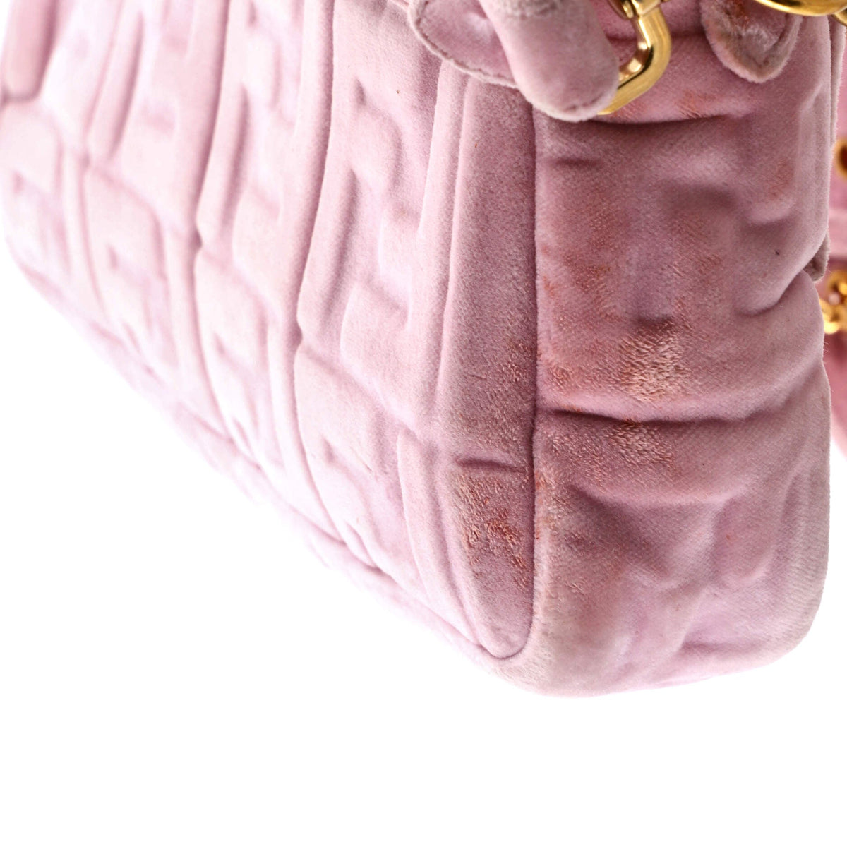 Baguette NM Bag Zucca Embossed Velvet Medium