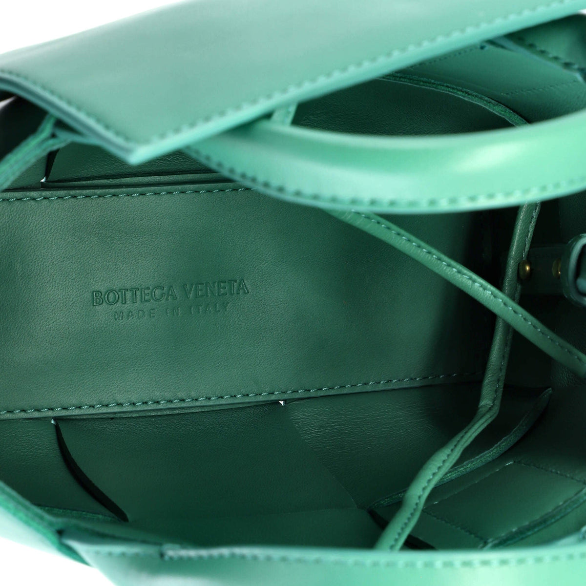 Arco Tote Maxi Intrecciato Leather Candy