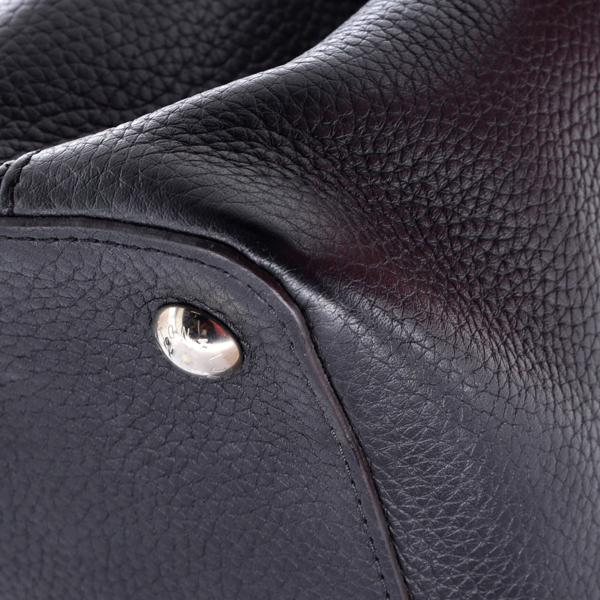 Capucines Bag Leather with Python PM