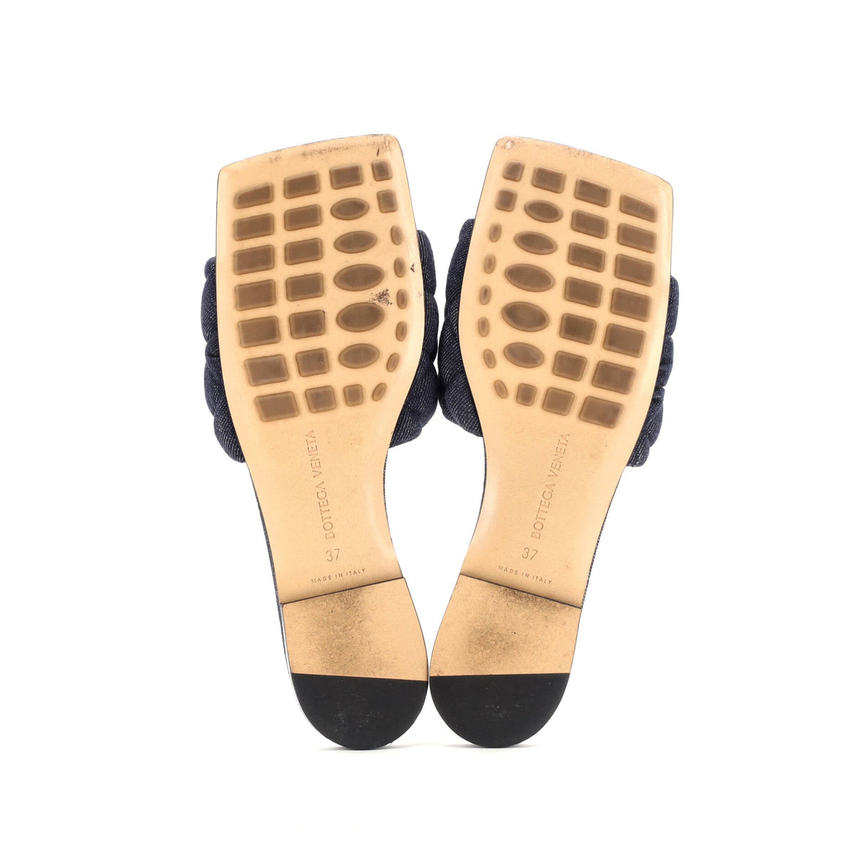 Women's The Padded Flat Sandals Quilted Denim