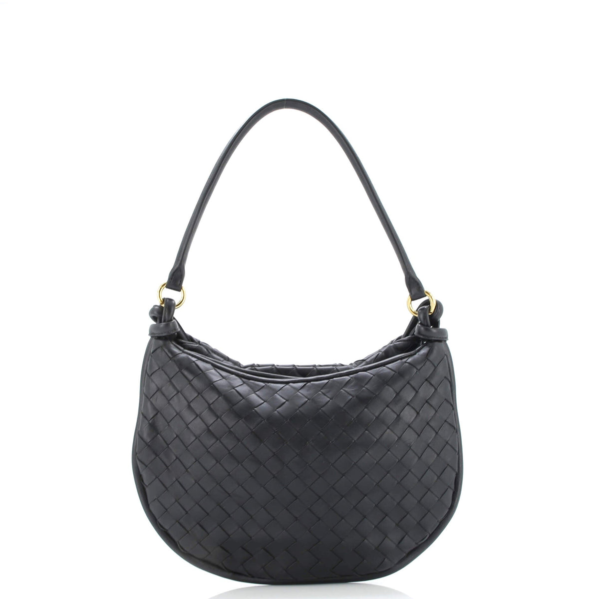 Gemelli Shoulder Bag Intrecciato Leather Medium