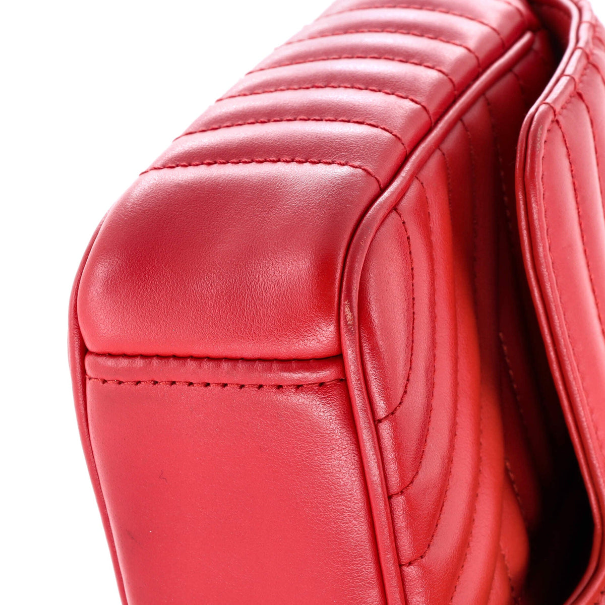 Chain Flap Shoulder Bag Diagramme Quilted Leather Medium