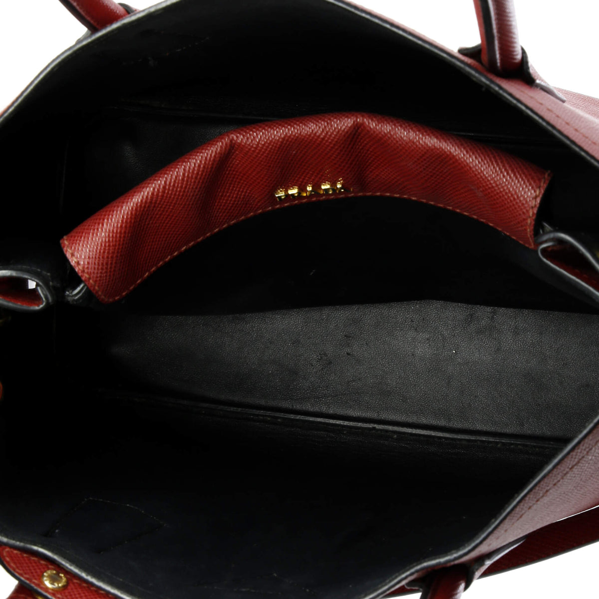 Cuir Double Tote Saffiano Leather Medium