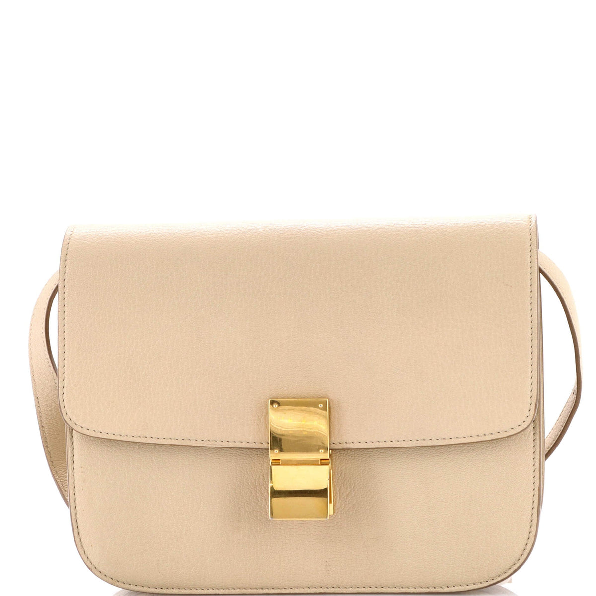 Classic Box Bag Grainy Leather Medium