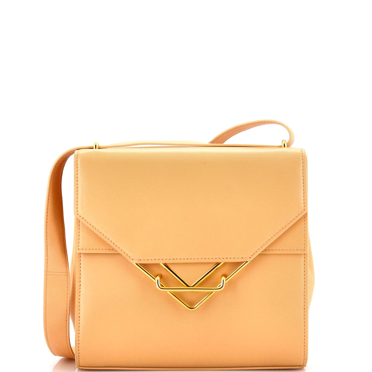 Clip Flap Bag Leather