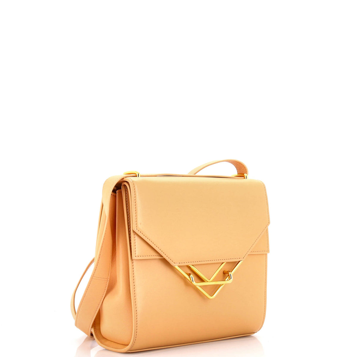 Clip Flap Bag Leather