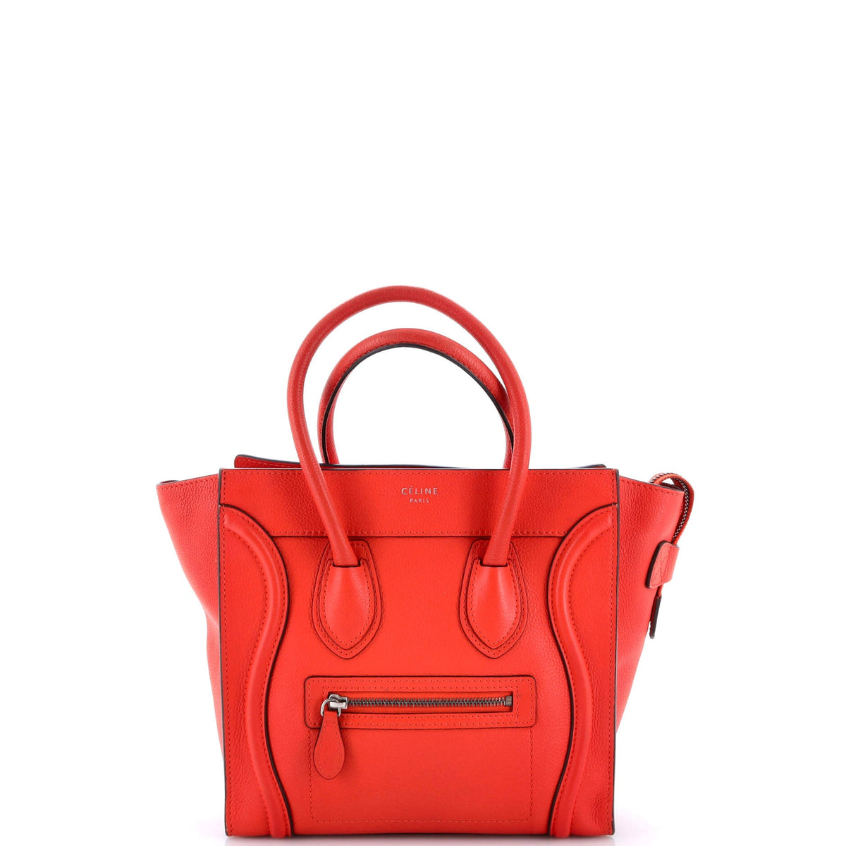 Luggage Bag Smooth Leather Micro