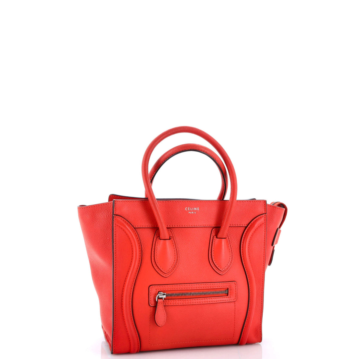 Luggage Bag Smooth Leather Micro