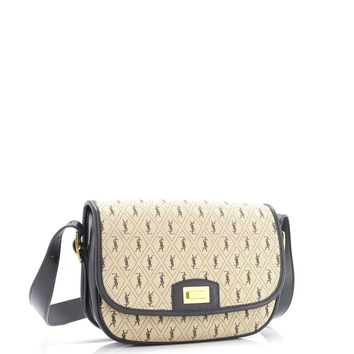 Flap Satchel Monogram All Over Canvas and Leather Medium